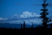 Mt. McKinley 6145 m / 20401 feet at night
